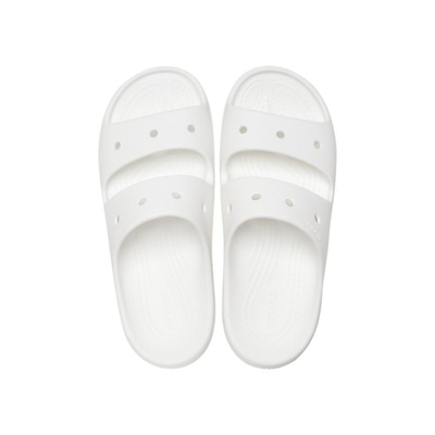 Sandália Crocs Sandal V10 White - Unissex - Foto 5