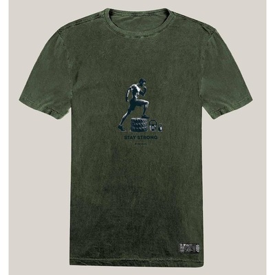 Camiseta WSS Brasil Estonada Algodão Prime Old School Gym - Masculina - Foto 1