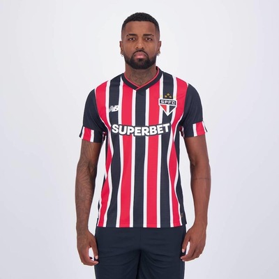Camisa do São Paulo II 2024 New Balance com Patrocínio 5 Arboleda - Masculina - Foto 2