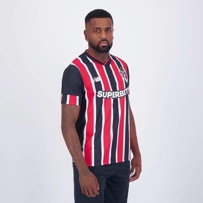 Camisa do São Paulo II 2024 New Balance com Patrocínio 9 Calleri - Masculina - Foto 3