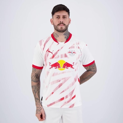 Camisa Red Bull Leipzig Home 2025 Puma - Masculina - Foto 1