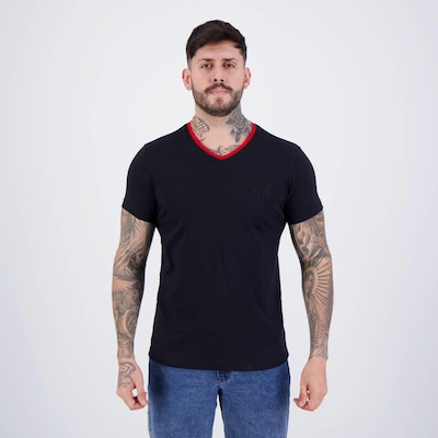 Camisa Flamengo Clube Preta - Foto 1