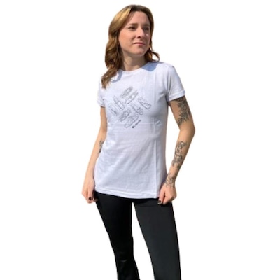 Camiseta Columbia Outlined Kayaks - Feminina - Foto 1