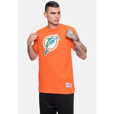 Camiseta Mitchell & Ness Miami Dolphins Team Original - Masculina - Foto 3
