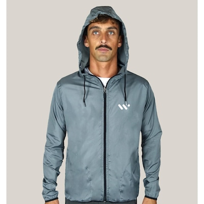 Jaqueta Corta Vento Masculina Wss Gym Never Give Up - Foto 1