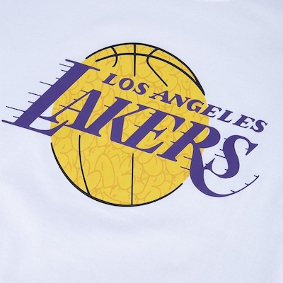 Camiseta New Era Los Angeles Lakers World Of Logos - Foto 3