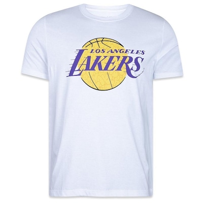Camiseta New Era Los Angeles Lakers World Of Logos - Foto 1