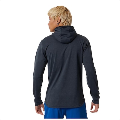 Blusão New Balance Capuz Tenacity 1/2 Zíper Masculino - Foto 2