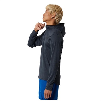 Blusão New Balance Capuz Tenacity 1/2 Zíper Masculino - Foto 3
