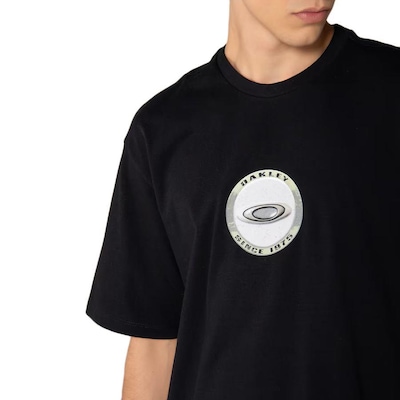 Camiseta Oakley Heritage Metal Tee - Masculina - Foto 4