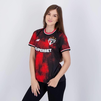 Camisa New Balance São Paulo Iii 2024 Feminina - Foto 3