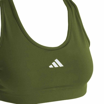 Top Fitness adidas Treino Basico Suporte Médio - Feminino - Foto 3
