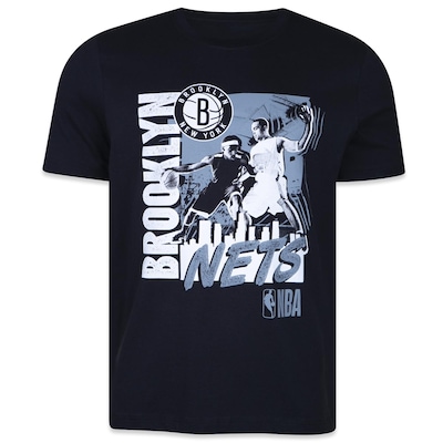 Camiseta New Era Regular Nba Brooklyn Nets Core - Masculina - Foto 1