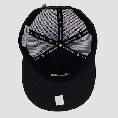 Boné Aba Curva do Santos Supercap Trucker - Snapback - Adulto - Foto 4