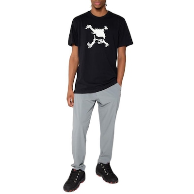 Camiseta Oakley Heritage Skull Tee Blackout - Masculino - Foto 3