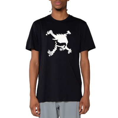 Camiseta Oakley Heritage Skull Tee Blackout - Masculino - Foto 1