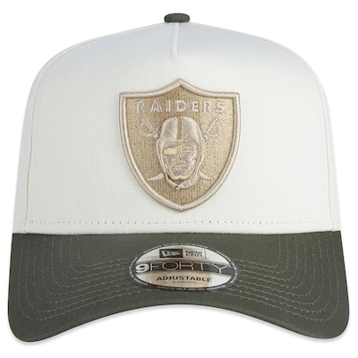 Boné Aba Curva New Era 940 A-Frame Las Vegas Raiders Dual - Snapback - Adulto - Foto 3