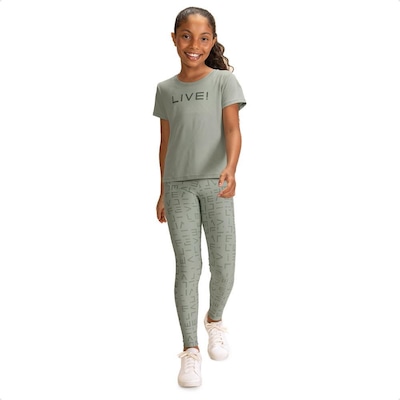 Calça Legging Live Icon Kids -  Infantil - Foto 1