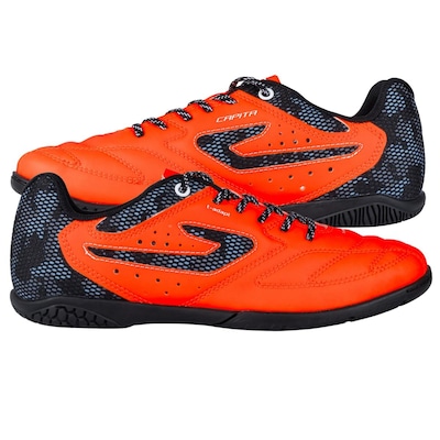 Kit Chuteira Futsal Topper Capita Iii e Meião - Adulto - Foto 2