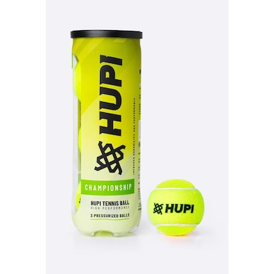 Kit 6x Tubos Bolas de Tênis Hupi Championship - Foto 2