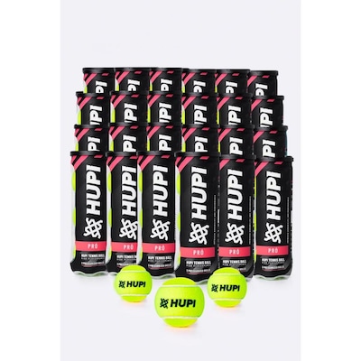 Kit 24 Tubos Bola Tênis Hupi Pró - Foto 1