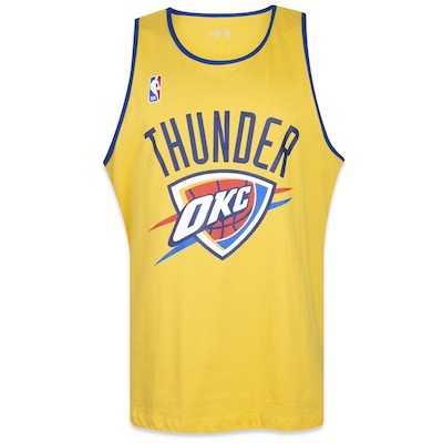 Camiseta Regata New Era Nba Oklahoma City Thunder Core - Masculina - Foto 1