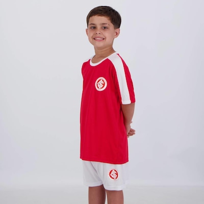 Kit Internacional Colorado Infantil Vermelho e Branco - Foto 3