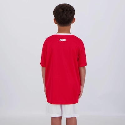Kit Internacional Colorado Infantil Vermelho e Branco - Foto 4