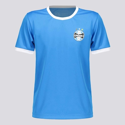 Camisa Grêmio Basic Juvenil Azul - Foto 1