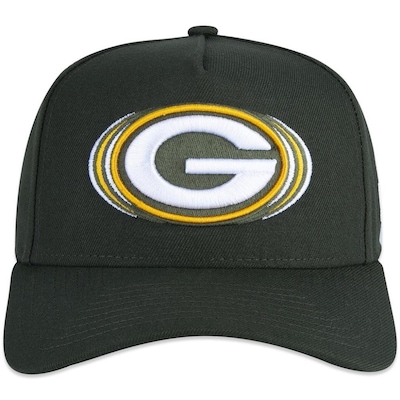 Boné Aba Curva New Era 940 A-Frame Green Bay Packers World Of Logos - Snapback - Adulto - Foto 3