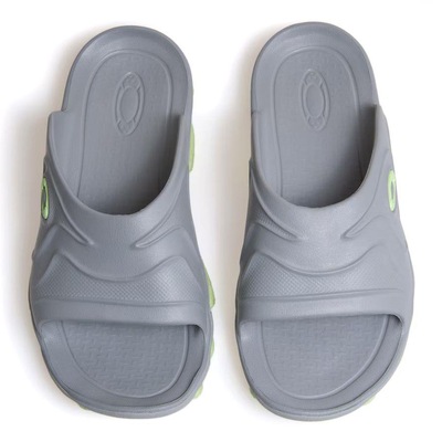 Chinelo Masculino Oakley Titan Slide Stone Grey - OAKLEY - Masculino - Foto 4