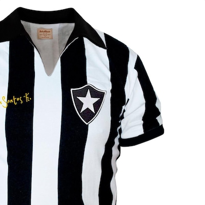 Camisa Botafogo Braziline Nilton Santos 1962 - Masculina - Foto 4