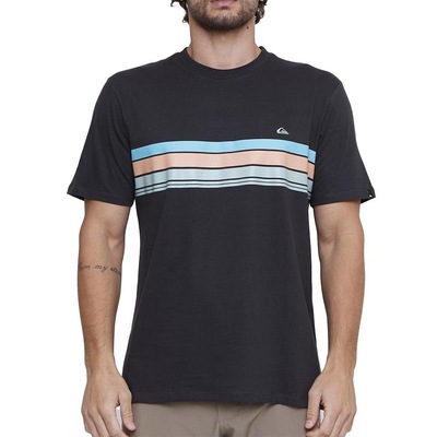 Camiseta Quiksilver Everyday Stripe Sm25 - Masculina - Foto 1