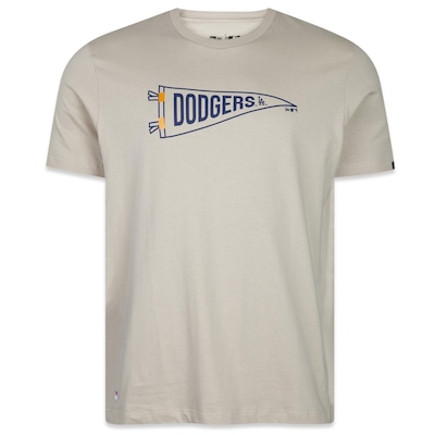 Camiseta New Era Regular Mlb Los Angeles Dodgers Fashion Vintage Class - Masculina - Foto 1
