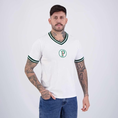Camisa Palmeiras Retro 1937 Branca - Foto 2