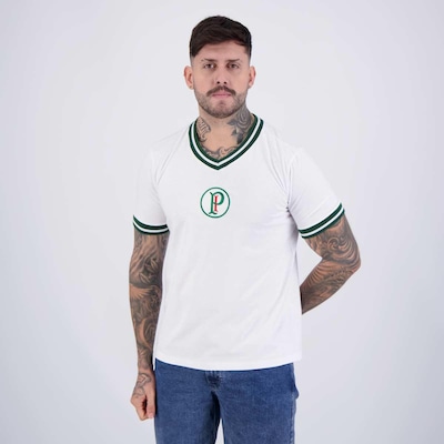 Camisa Palmeiras Retro 1937 Branca - Foto 3