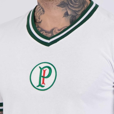 Camisa Palmeiras Retro 1937 Branca - Foto 5