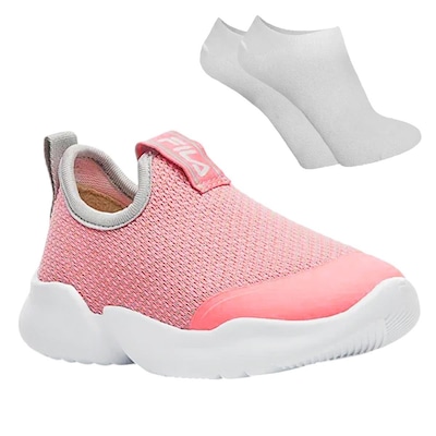 Kit Tênis Fila Funny Baby + Par de Meia - Infantil - Foto 1