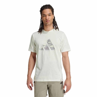 Camiseta adidas Logo Camuflada - Masculina - Foto 2