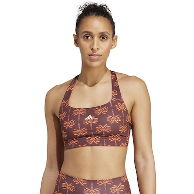 Top Adidas X Farm Suporte Médio - Feminino - Foto 2