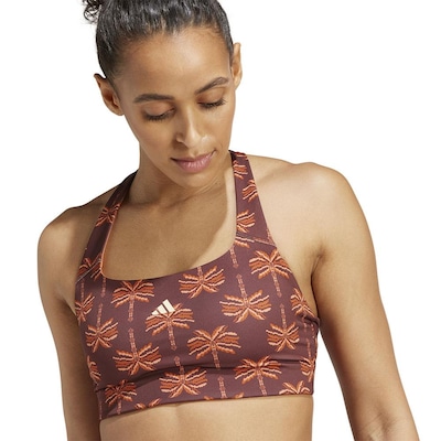 Top Adidas X Farm Suporte Médio - Feminino - Foto 5