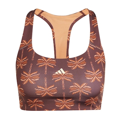 Top Adidas X Farm Suporte Médio - Feminino - Foto 1