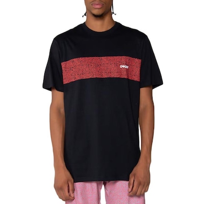 Camiseta Masculina Oakley Coral Organic Quicky Dry Preto - OAKLEY - Masculino - Foto 1