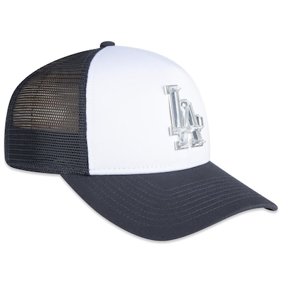 Boné New Era Feminino 9Forty A-Frame Trucker Mlb Los Angeles Dodgers - Feminino - Foto 2