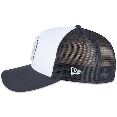 Boné New Era Feminino 9Forty A-Frame Trucker Mlb Los Angeles Dodgers - Feminino - Foto 4