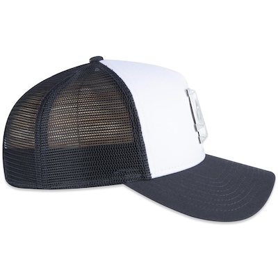 Boné New Era Feminino 9Forty A-Frame Trucker Mlb Los Angeles Dodgers - Feminino - Foto 5