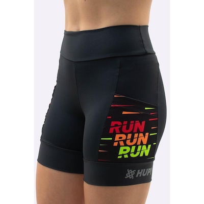 Bermuda de Compressão Hupi Curta Run Run Run - Feminina - Foto 1