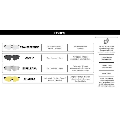 Lente Extra Hupi Noronha Transparente - Foto 2