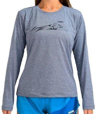 Camiseta Manga Longa Hupi Miragem - Feminina - Foto 1