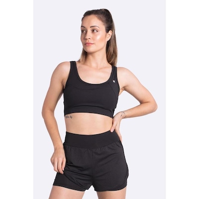 Shorts Hupi Duplo True Feminino - Foto 4